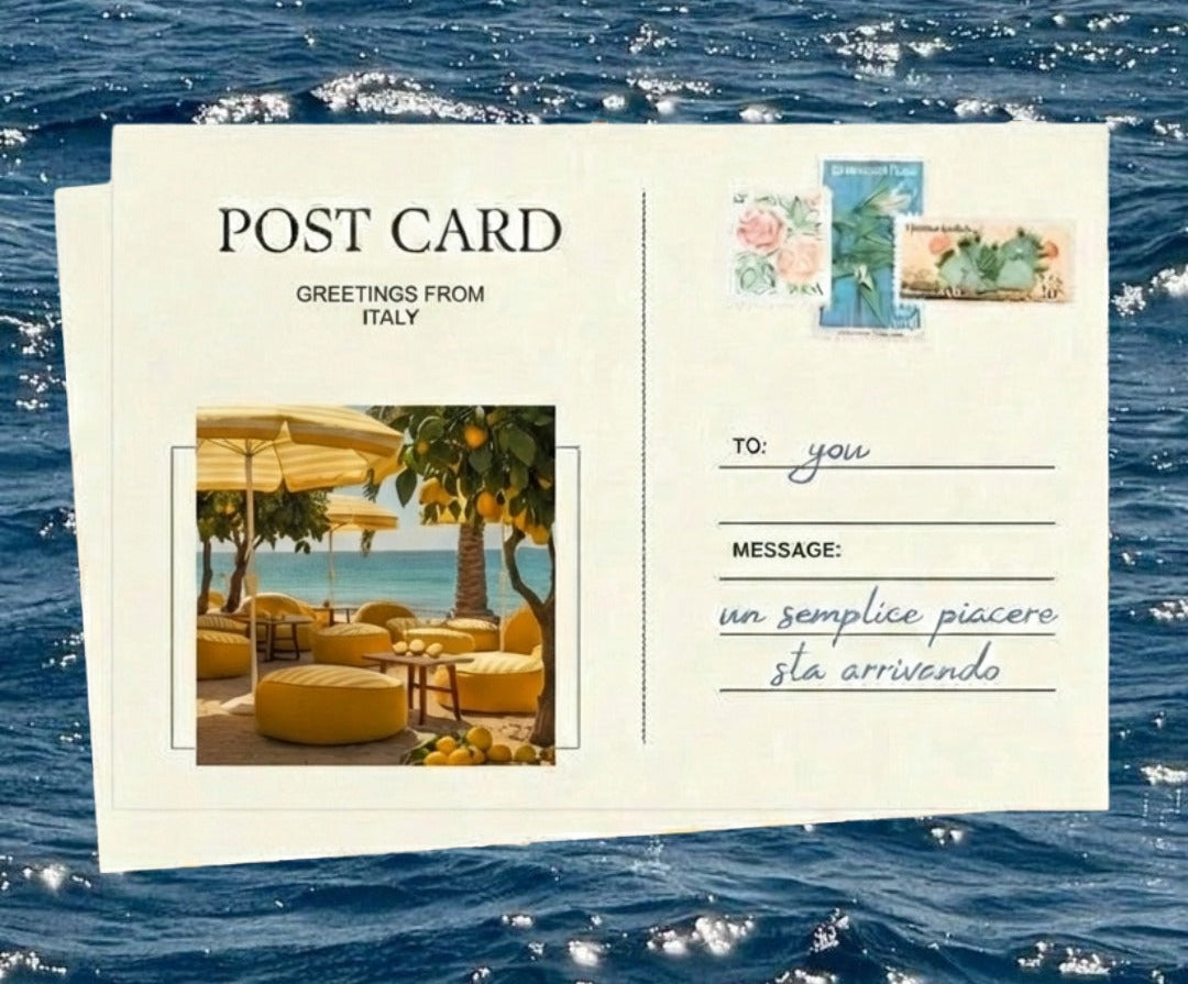 cartolina dall'estate italiana